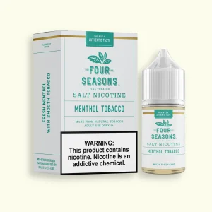 Four Seasons Menthol Tobacco Vape e-Liquid 30mL