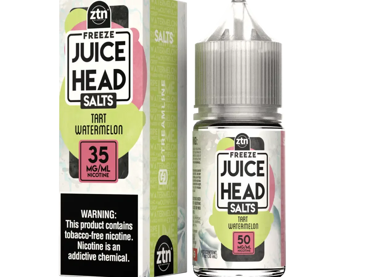 Freeze Juice Head Salts Tart Watermelon Vape e-Liquid 30mL