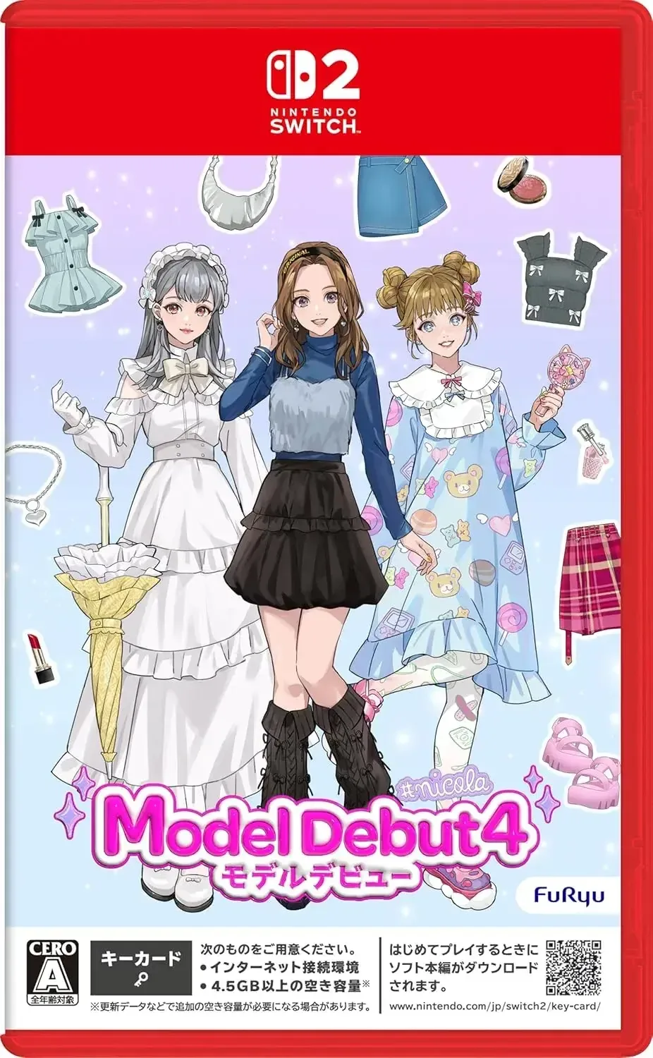 Furyu Debut Nicola 4 Model Fashion Game for Nintendo Switch