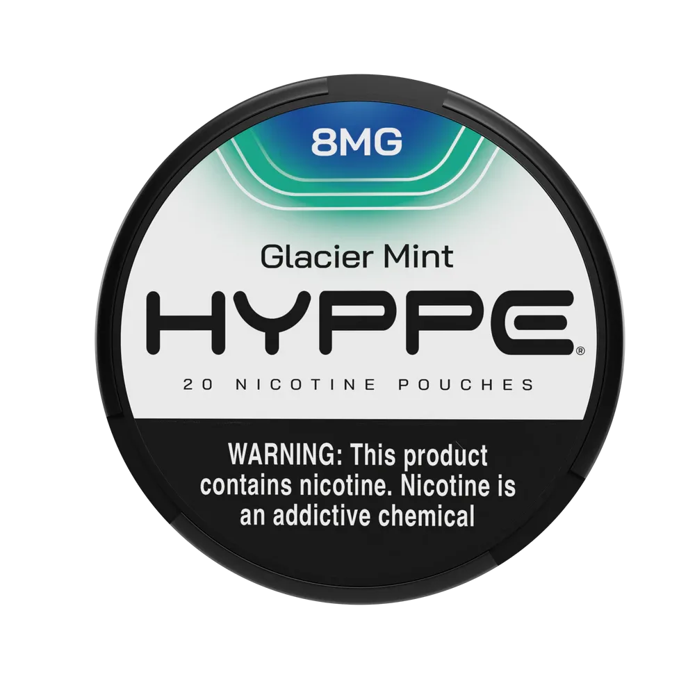 Glacier Mint Hyppe Nicotine Pouches