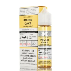 Glas Basix Pound Cake Vape e-Liquid 60mL