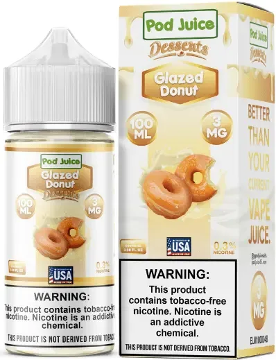 Glazed Donut by Pod Juice 100ML