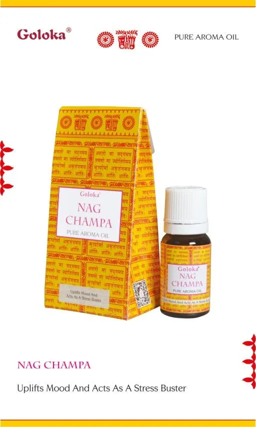 Goloka - 10ml Nag Champa Aroma Oil