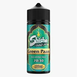 GREEN PAAN (SHISHA) 100ML E LIQUID VINTAGE JUICE PGVG 30/70