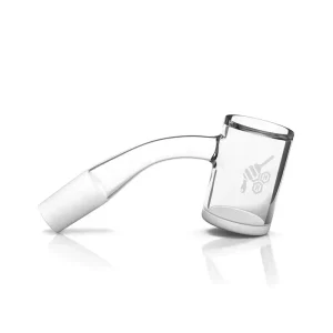 Honeybee Herb - 45 Degree Honey & Milk Bevel Quartz Banger - Male