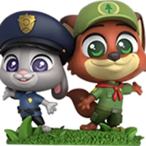 Hot Toys Cosbi Disney Zootopia Judy Hopps & Nick Wilde Young Ver Figures