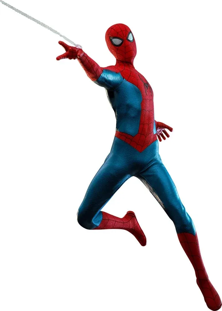 Hot Toys Spider-Man No Way Home 1/6 Scale Figure Red Blue Suit