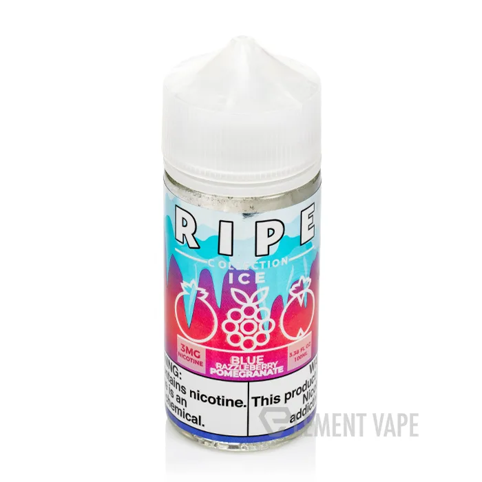 ICE Blue Razz Pom – Ripe Collection – Vape 100 – 100mL