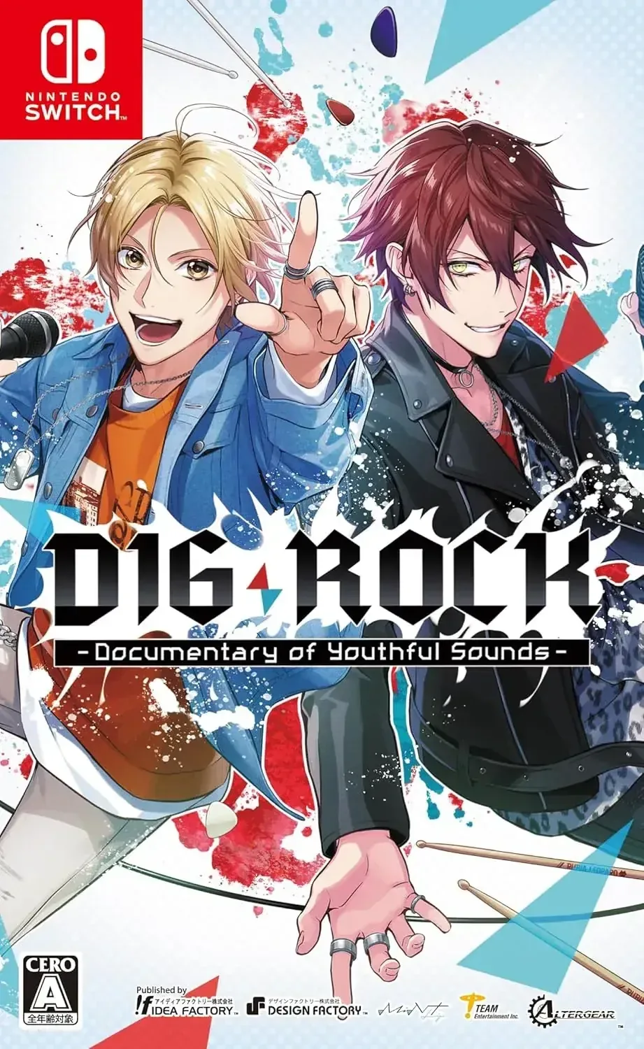 Idea Factory DIG ROCK: Youthful Sounds Narrative Switch Game