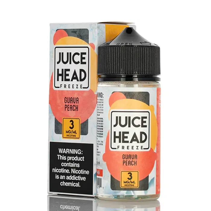 Juice Head Guava Peach Chilled Vape e-Liquid 100mL