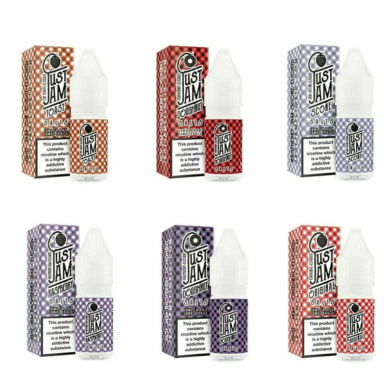 Just Jam Nic Salts 10MG & 20MG 10ml | 50/50 VG/PG E-Liquid