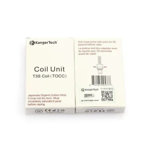 Kanger TOCC Coils - Kanger T3S/MT3S Clearomizers