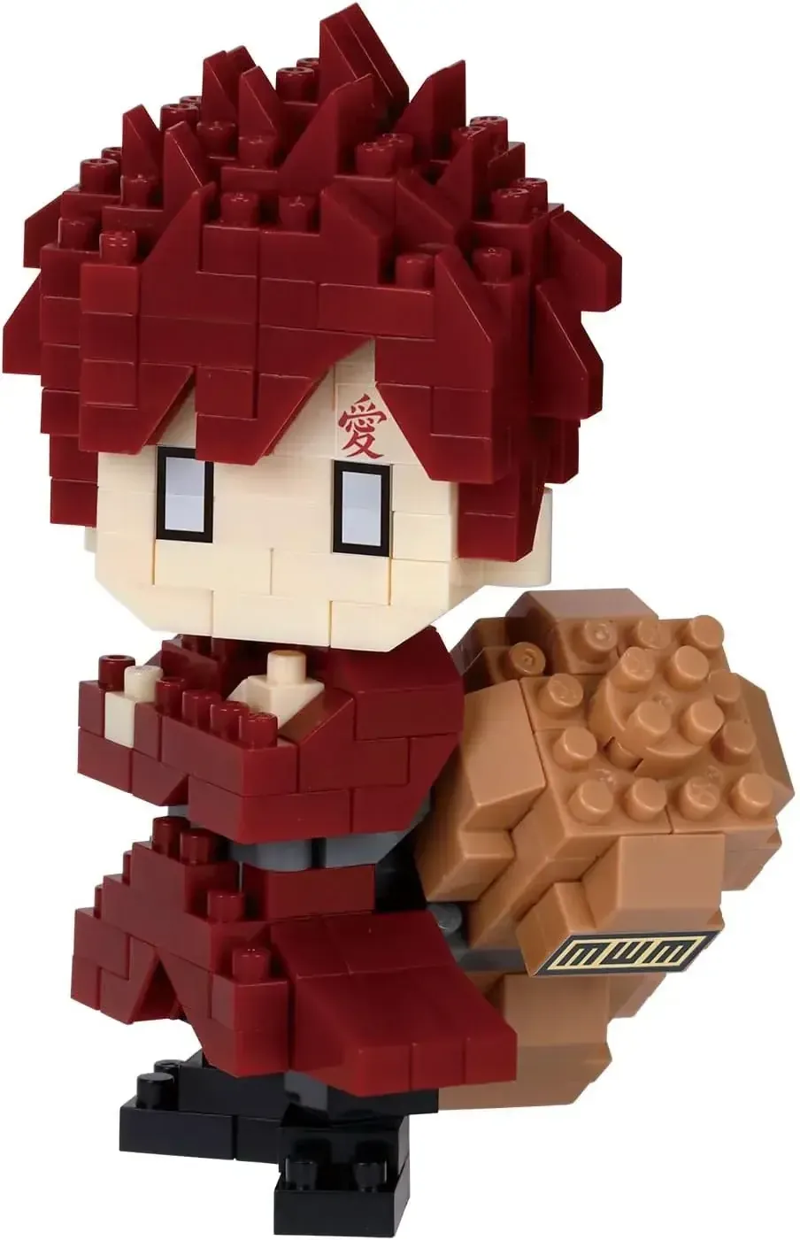 Kawada Nanoblock Naruto Shippuden Gaara Character 3D Building Set