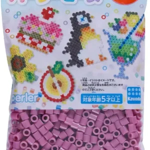 Kawada Solid Orchid Perler Fuse Beads for Creative Crafting