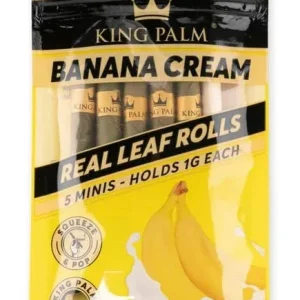 KING PALM- BANANA CREAM- 5 MINIS