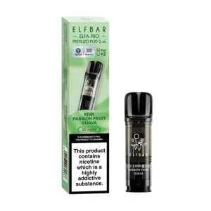 Kiwi Passionfruit Guava Elfa Pro Prefilled Pod by Elf Bar