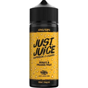 Mango & passion fruit Just Juice e-liquid 100ml
