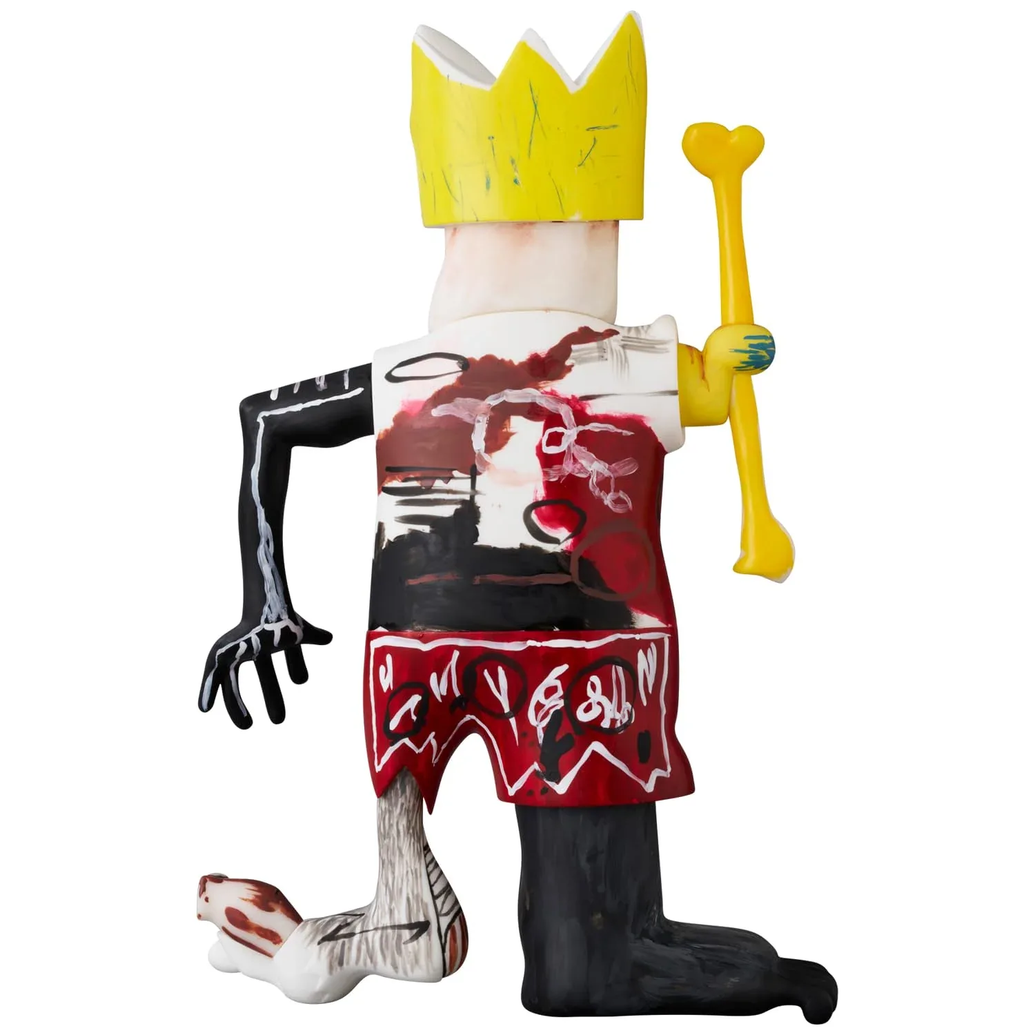 Medicom Toy VCD Jean-Michel Basquiat Warrior Action Figure Collectible - Image 2