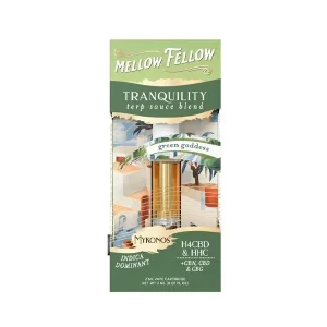 Mellow Fellow Tranquility Green Godess 2 Gram Cartridge