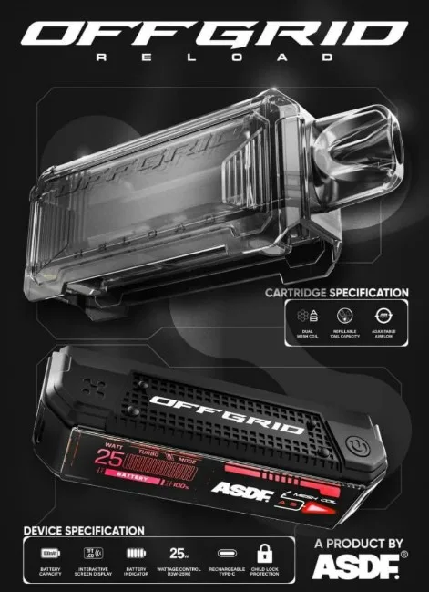 OFFGRID RELOAD DEVICE + CARTRIDGE SET Starter Kit