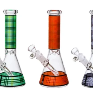 OG Original 10” Plaid Design Beaker Bong