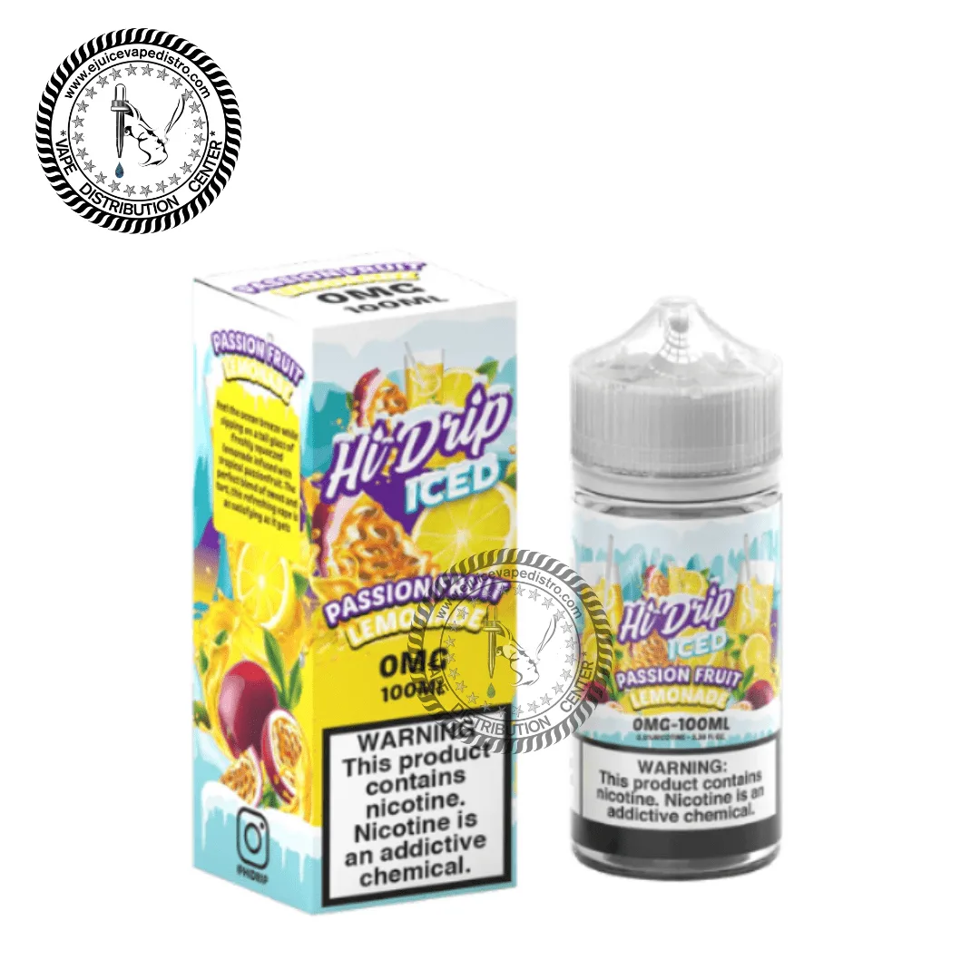 Passion Fruit Lemonade Iced by Hi-Drip Iced 100ML - Image 2