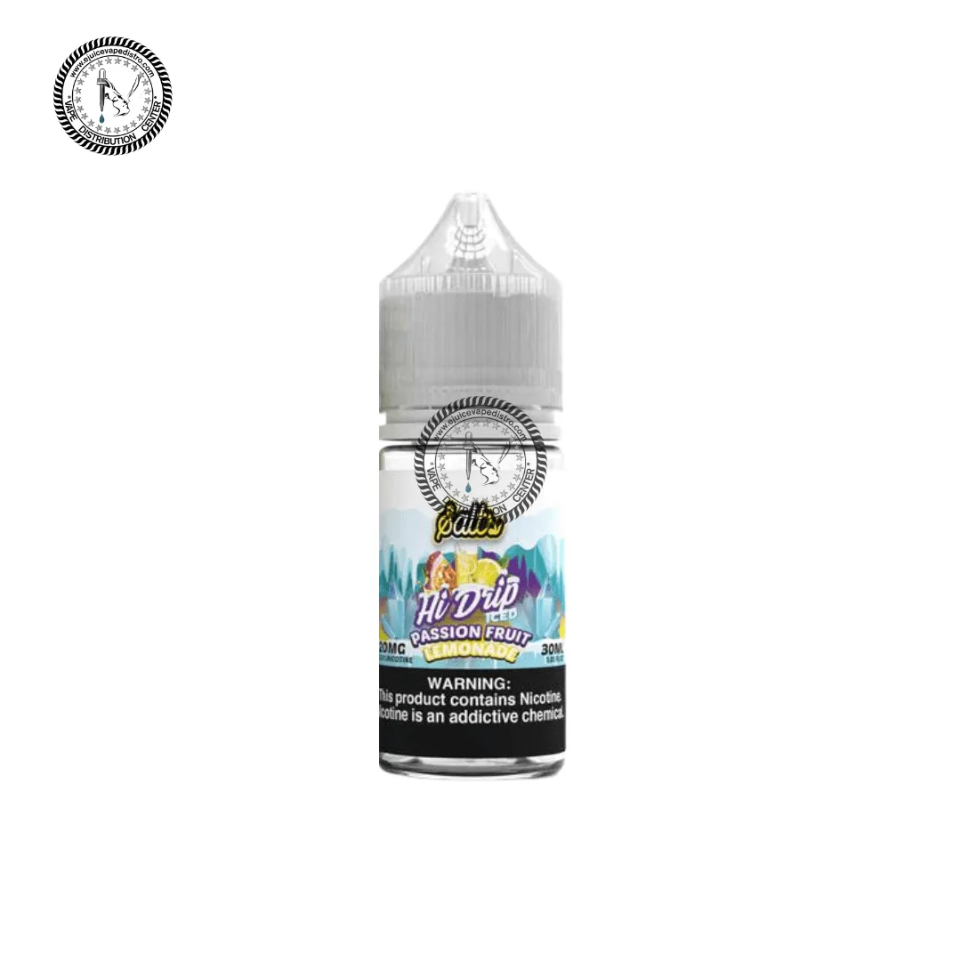 Passion Fruit Lemonade Iced Salt by Hi-Drip Iced Salts 30ML - Image 2