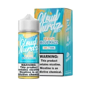 Peach Blue Razz Iced by Cloud Nurdz 100ML