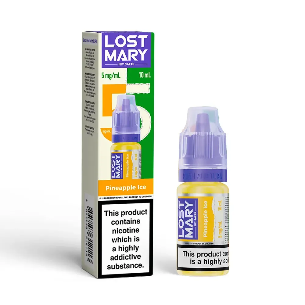 Pineapple Ice Nic Salt by Lost Mary