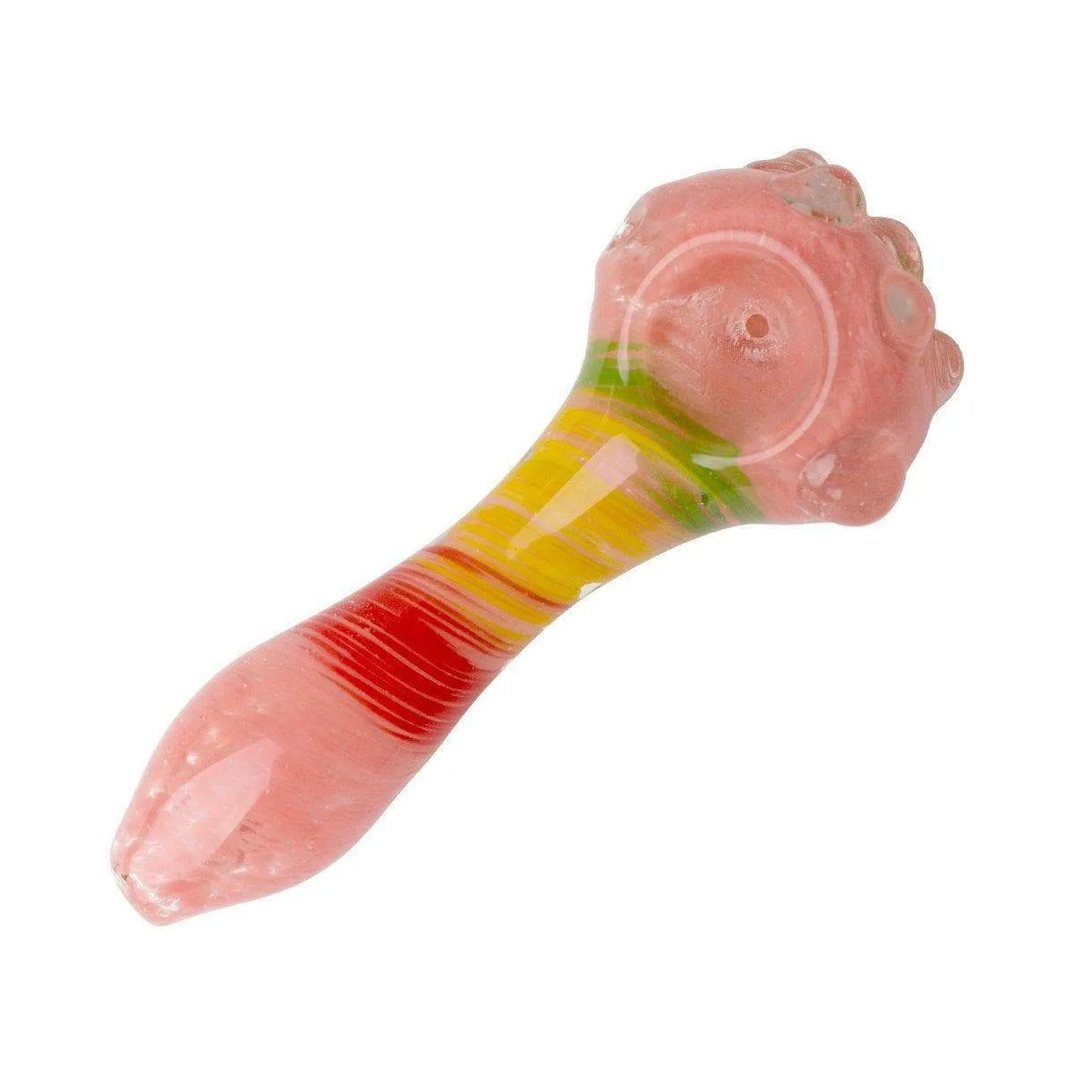 Pink Getta Grip Rasta Pipe - 4in