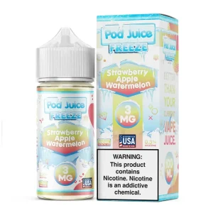 Pod Juice FREEZE – Strawberry Apple Watermelon – 100ML E-Liquid