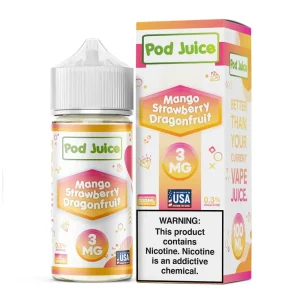 Pod Juice – Mango Strawberry Dragonfruit – 100ML E-Liquid