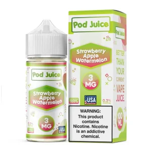Pod Juice – Strawberry Apple Watermelon – 100ML E-Liquid