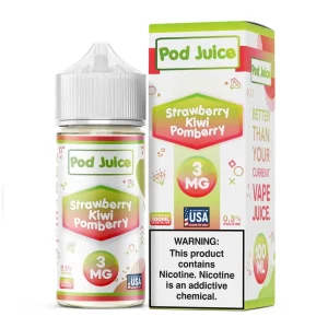 Pod Juice – Strawberry Kiwi Pomberry – 100ML E-Liquid