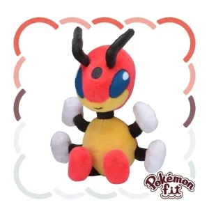 Pokemon Ledyba Plush Stuffed Figure 166 - Soft Collectible Toy