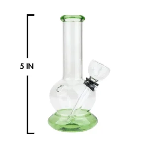 Portable Two Tone Carb Bong - 5in