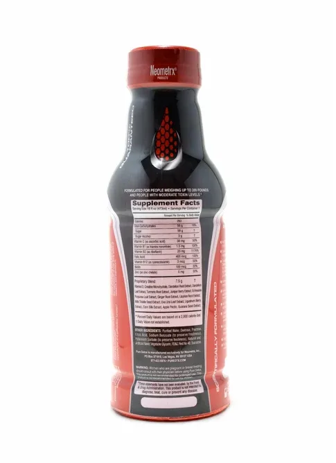 Pure Detox Regular Strength 16oz -Fruit Punch - Image 2