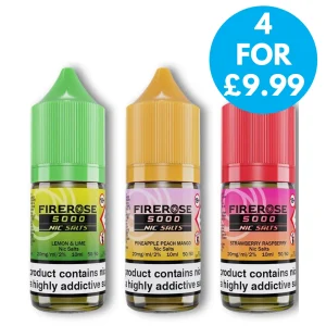 20mg Elux Firerose 5000 Nic salts 10ml (50VG/50PG)