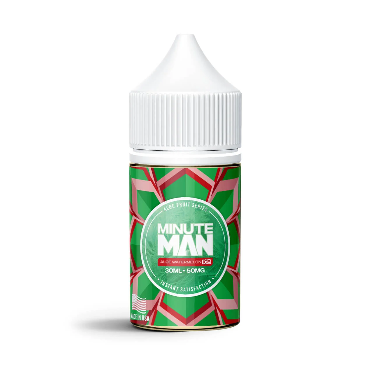 Salts Aloe Watermelon Ice Tobacco Free Nicotine 30ml E-Juice | Minute Man
