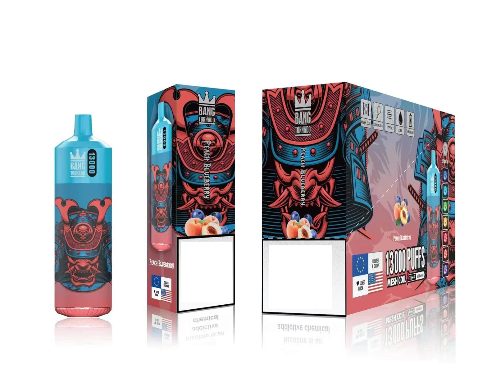 Bang Tornado 13k Puffs Rechargeable Disposable Vape - Image 2