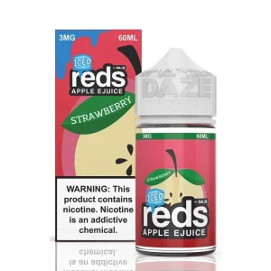Strawberry Iced Reds Apple by 7 Daze | 60mL