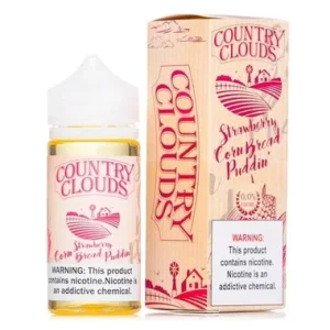 Strawberry Corn Bread Puddin | Country Clouds