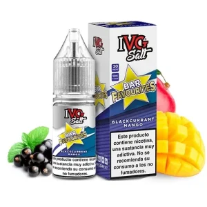 Blackcurrant Mango Vape Juice – Nic Salt 10ml | IVG Bar Favourites