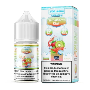 Salt Strawberry Kiwi Freeze Tobacco Free Nicotine E-Juice 30ml | Pod Juice