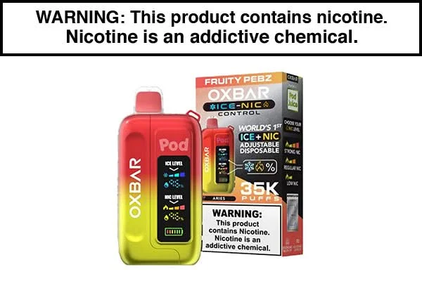 OXBAR ICE-NIC 35K DISPOSABLE VAPE POD JUICE EDITION