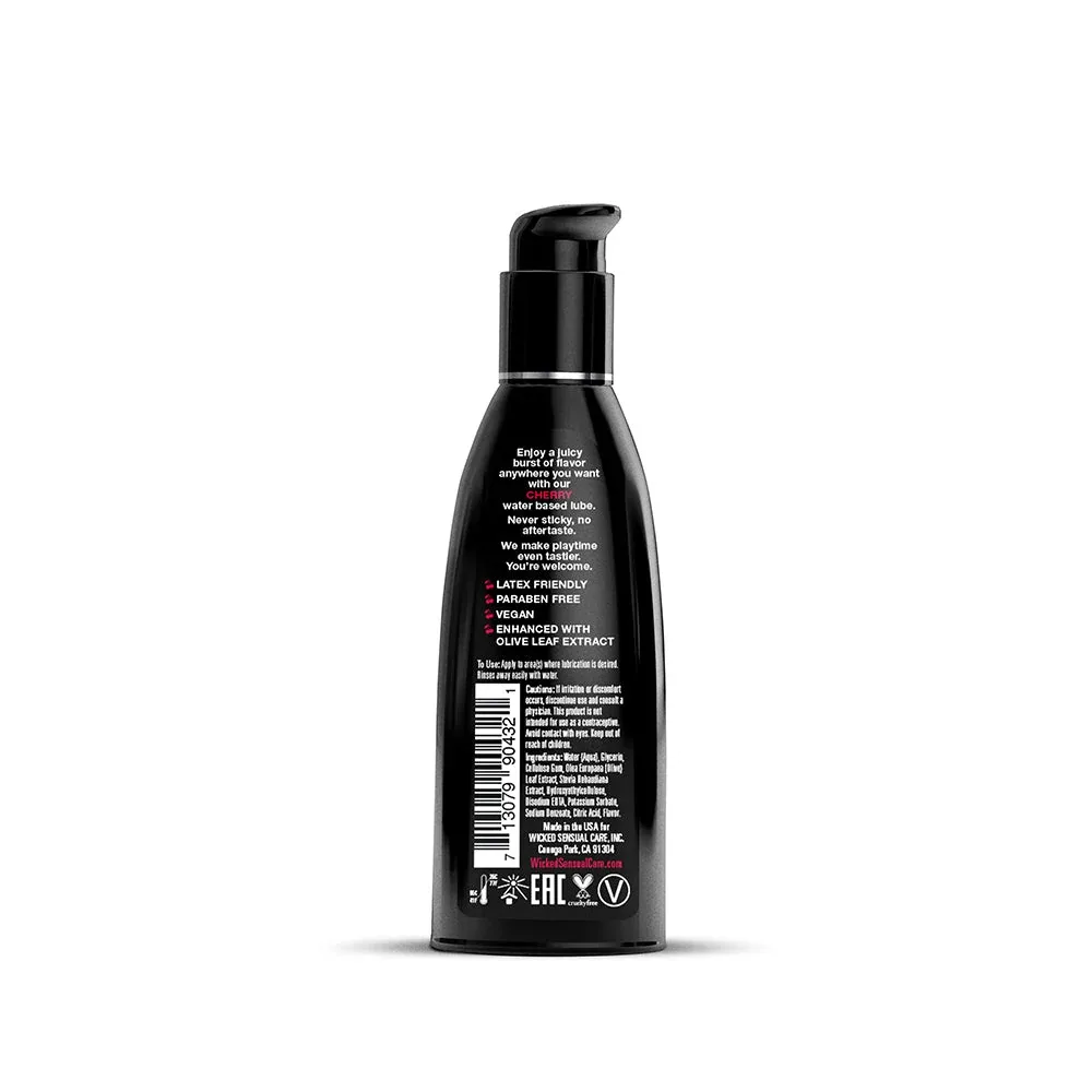 Wicked Aqua Cherry Water-Based Lubricant 2 oz. - Image 2