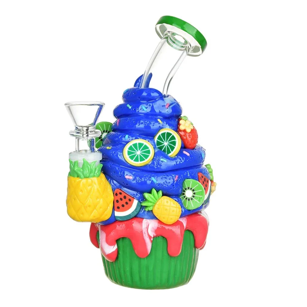 Fruitastic Cupcake Water Pipe - 6.5" / 14mm F - Image 2