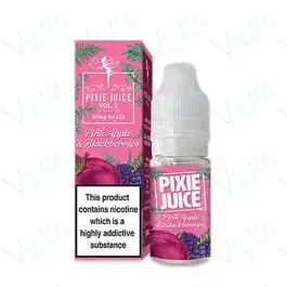 Pixie Juice Vol II Pink Apple and Blackberries Nic Salt