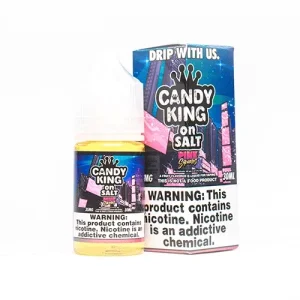 Candy King On Salt Pink Squares 30ml Nic Salt Vape Juice - 35MG