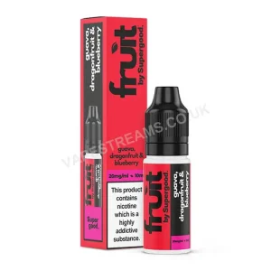 Guava Dragonfruit & Blueberry Nic Salt E-Liquid by Supergood Fruit